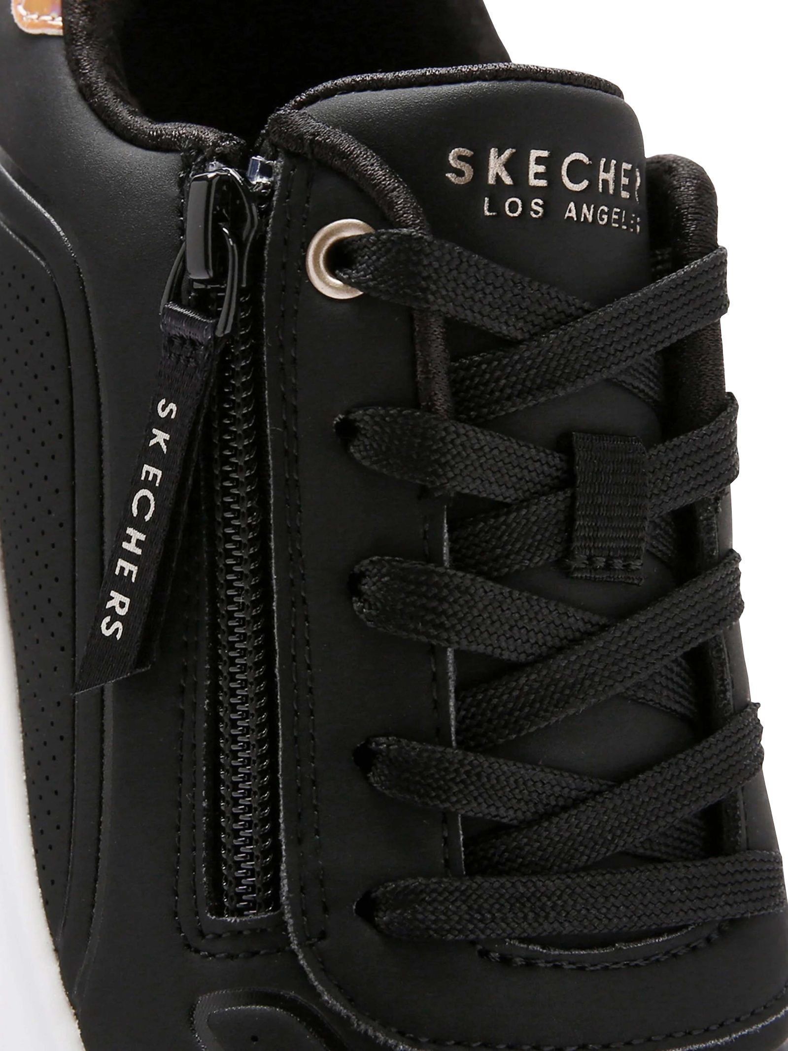 Кроссовки для девочек Skechers Uno Gen1 310554L BKRG 38 (6 US) черные фото 11