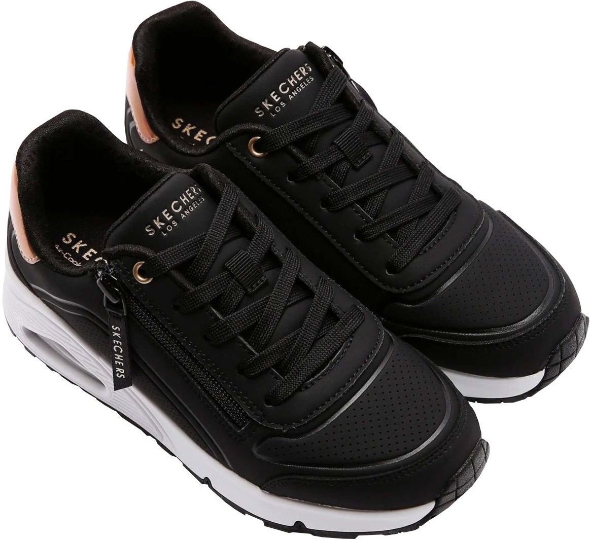 Кроссовки для девочек Skechers Uno Gen1 310554L BKRG 38 (6 US) черные фото 7