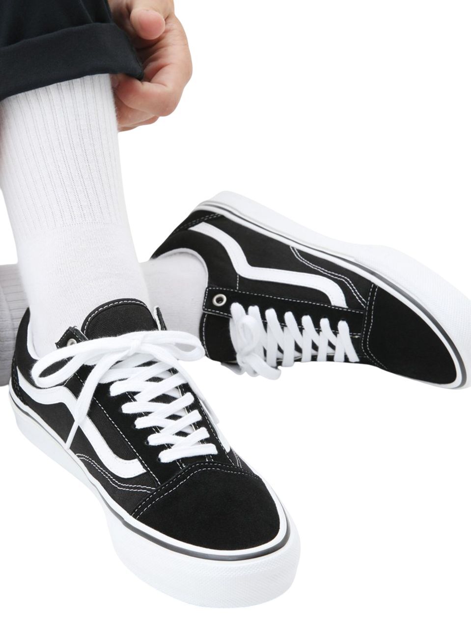 Кеды низкие мужские Vans Mn Skate Old Skool VN0A5FCBY281 (10 US) черные фото 8