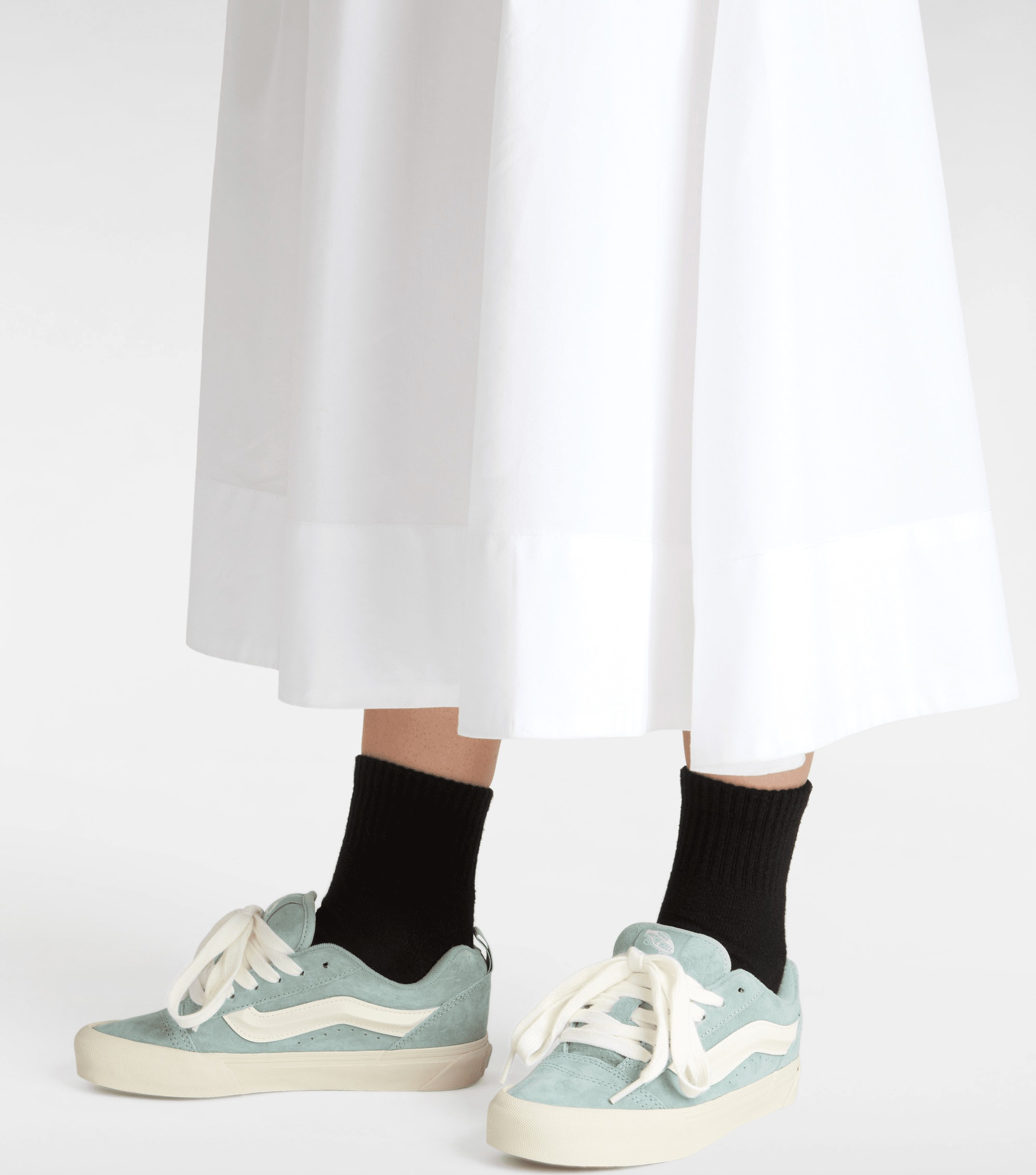 Кеды низкие женские Vans Knu Skool VN000D6ZTTN1 (5,5 US) серые фото 5