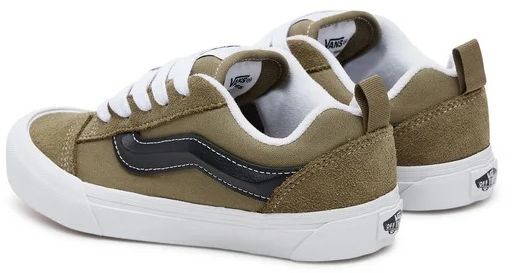 Кеды низкие детские Vans Knu Skool VN000D2TBIQ1 (4 US) оливковые фото 3