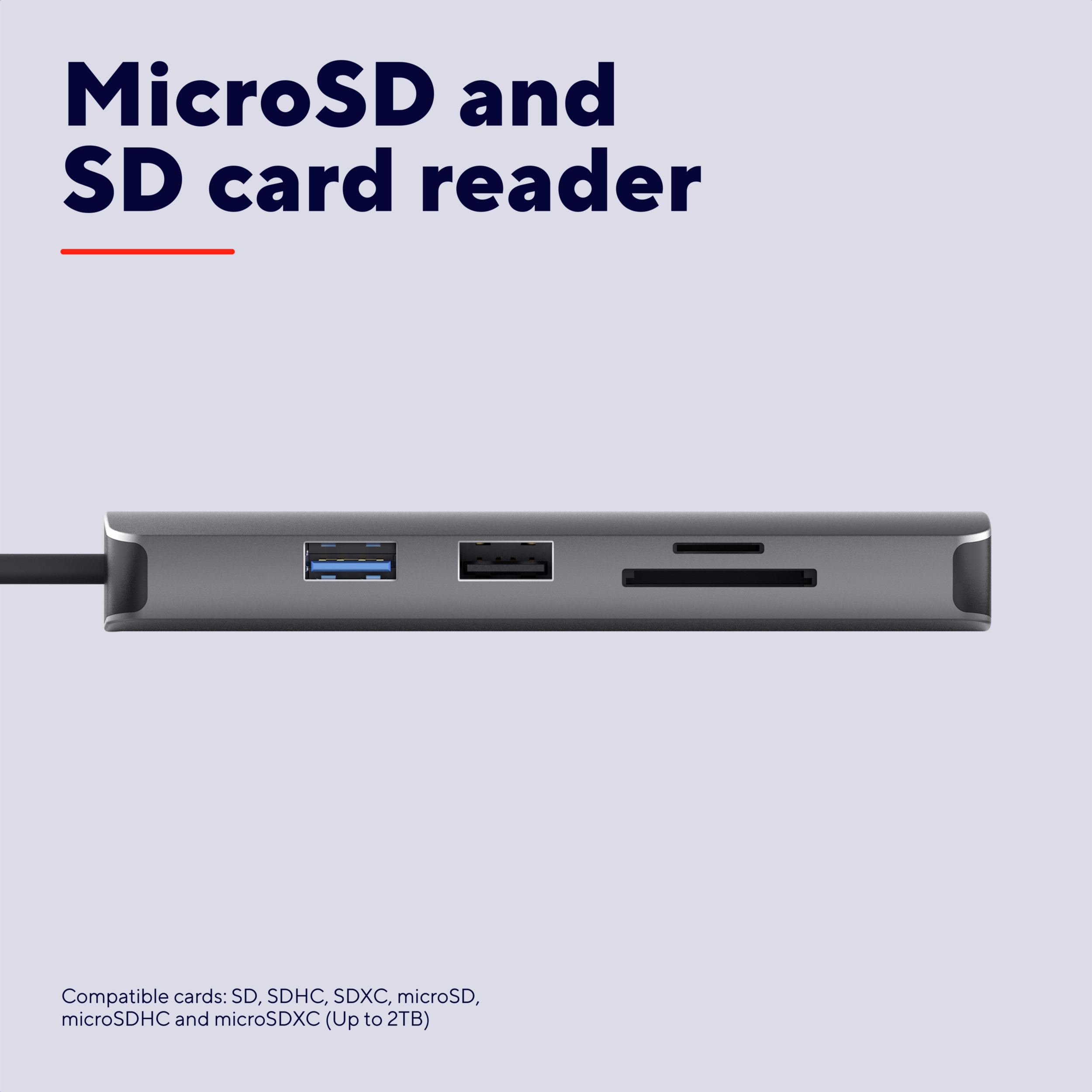 Адаптер Trust Dalyx 8in1 USB-C - USB-А 3.2/USB-A 2.0/2xUSB-С/HDMI/Ehernet/SD/microSD 0.5m Gray (25672_TRUST) фото 