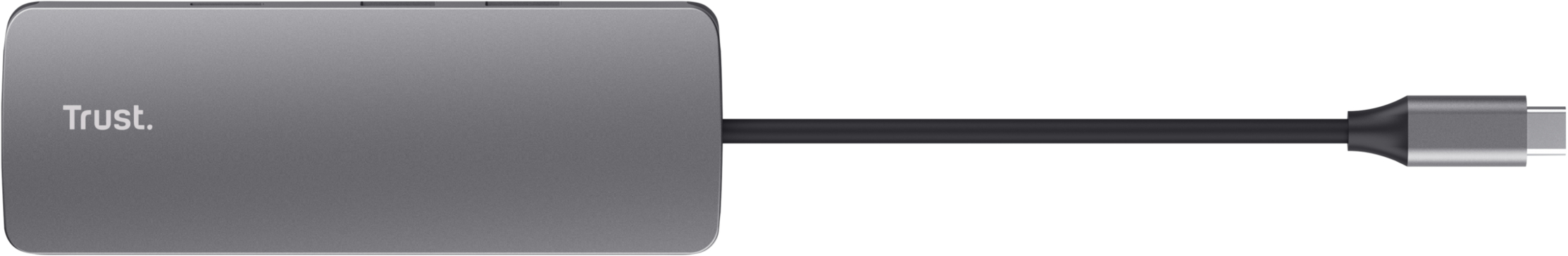 Адаптер Trust Dalyx 8in1 USB-C - USB-А 3.2/USB-A 2.0/2xUSB-С/HDMI/Ehernet/SD/microSD 0.5m Gray (25672_TRUST) фото 