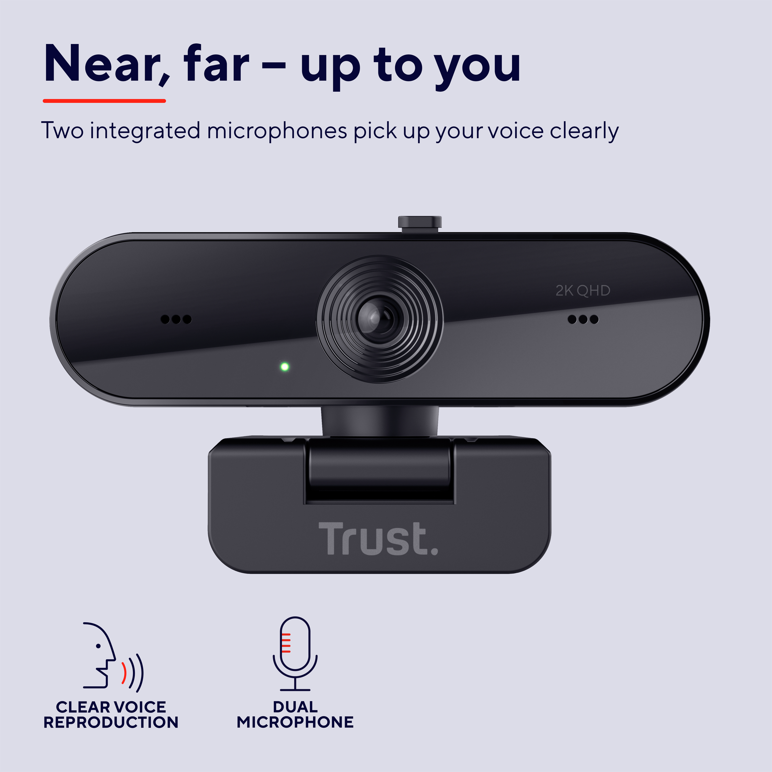 Веб-камера Trust TW-250 QHD Webcam Eco Black (24733_TRUST)фото