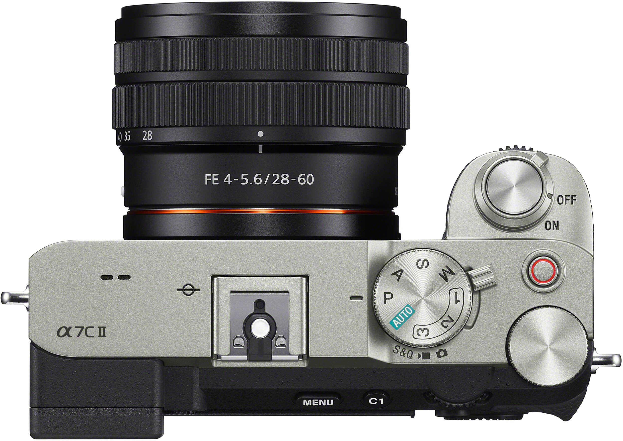 Фотоапарат SONY Alpha a7C II + 28-60mm Silver (ILCE7CM2LS.CEC)фото10