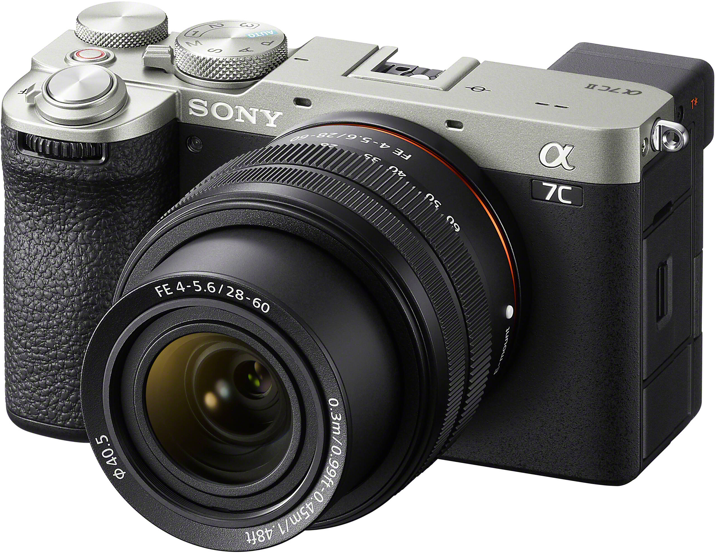 Фотоапарат SONY Alpha a7C II + 28-60mm Silver (ILCE7CM2LS.CEC)фото3