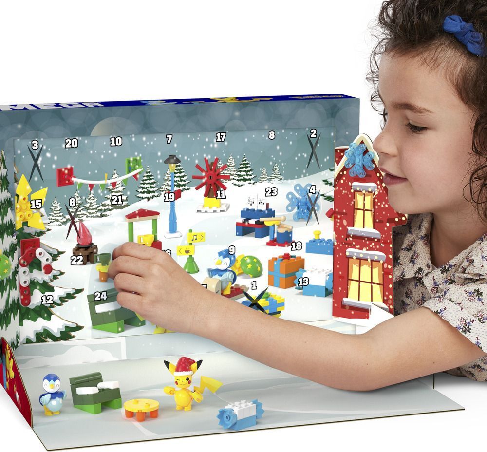Адвент-календарь "Зимние приключения Покемонов" Mega Construx (GYG99) фото 6