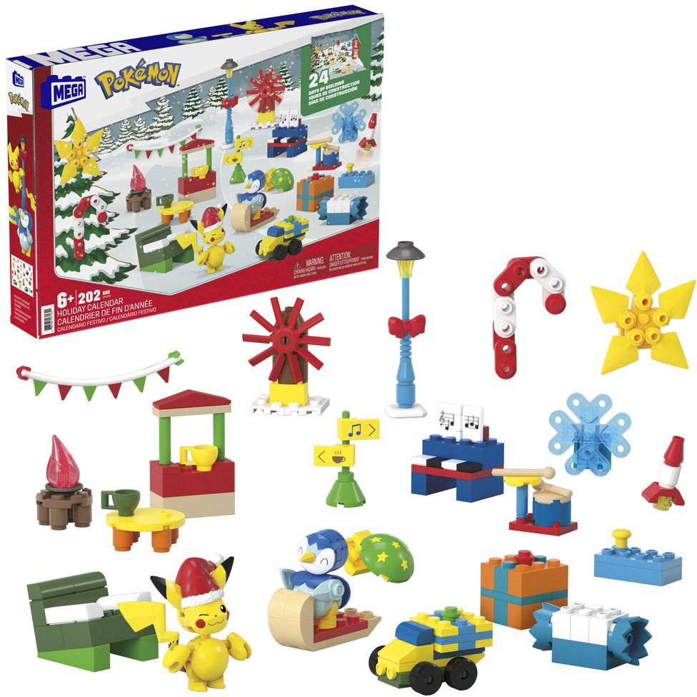 Адвент-календарь "Зимние приключения Покемонов" Mega Construx (GYG99) фото 3