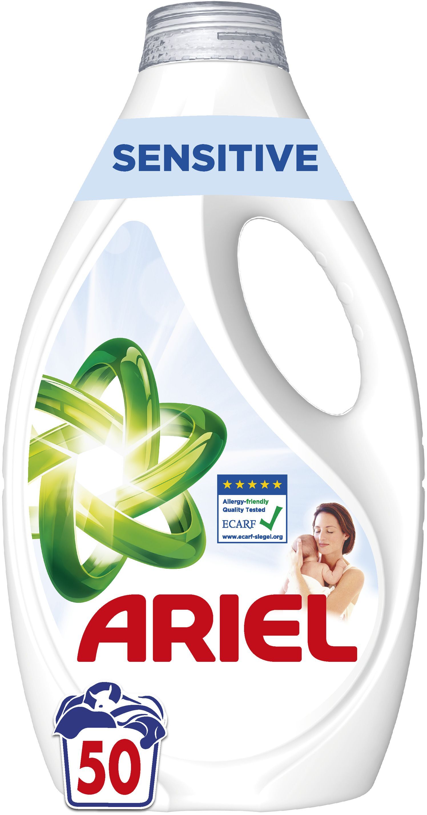 Гель для прання Ariel для чутливої шкіри 2,25лфото2