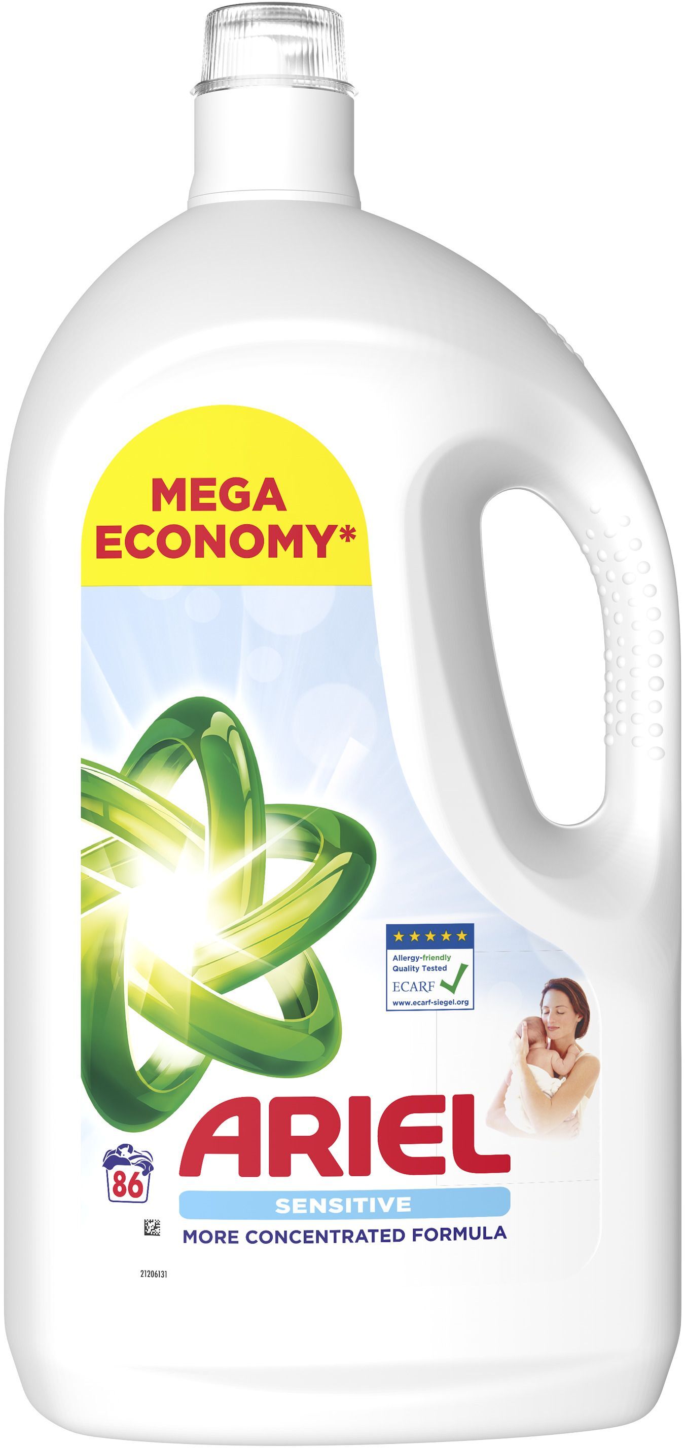 Гель для прання Ariel для чутливої шкіри 3,87лфото2