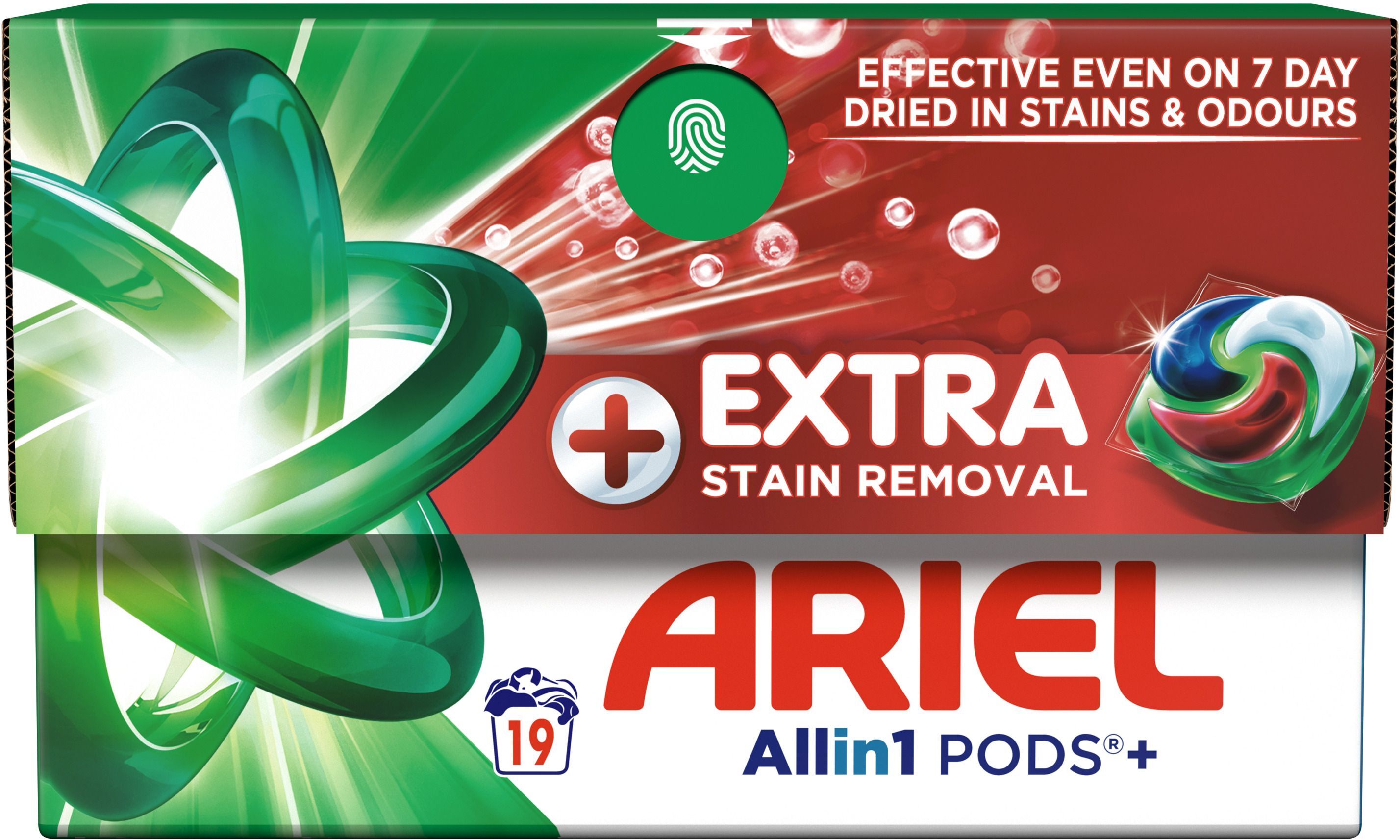 Капсули для прання Ariel Pods+ All-in-1 Extra Stain Removal 19 штфото2
