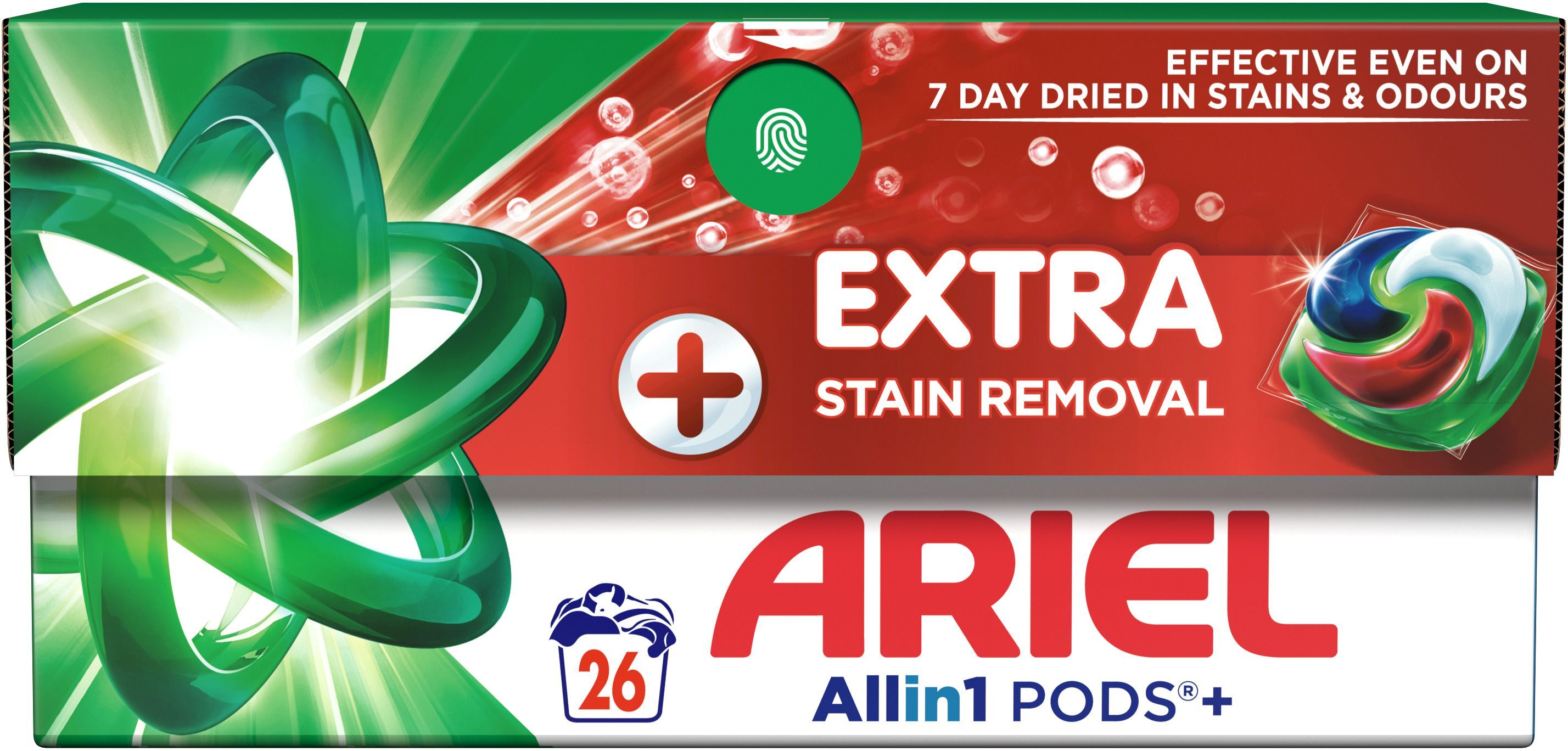 Капсули для прання Ariel Pods+ All-in-1 Extra Stain Removal 26 штфото2