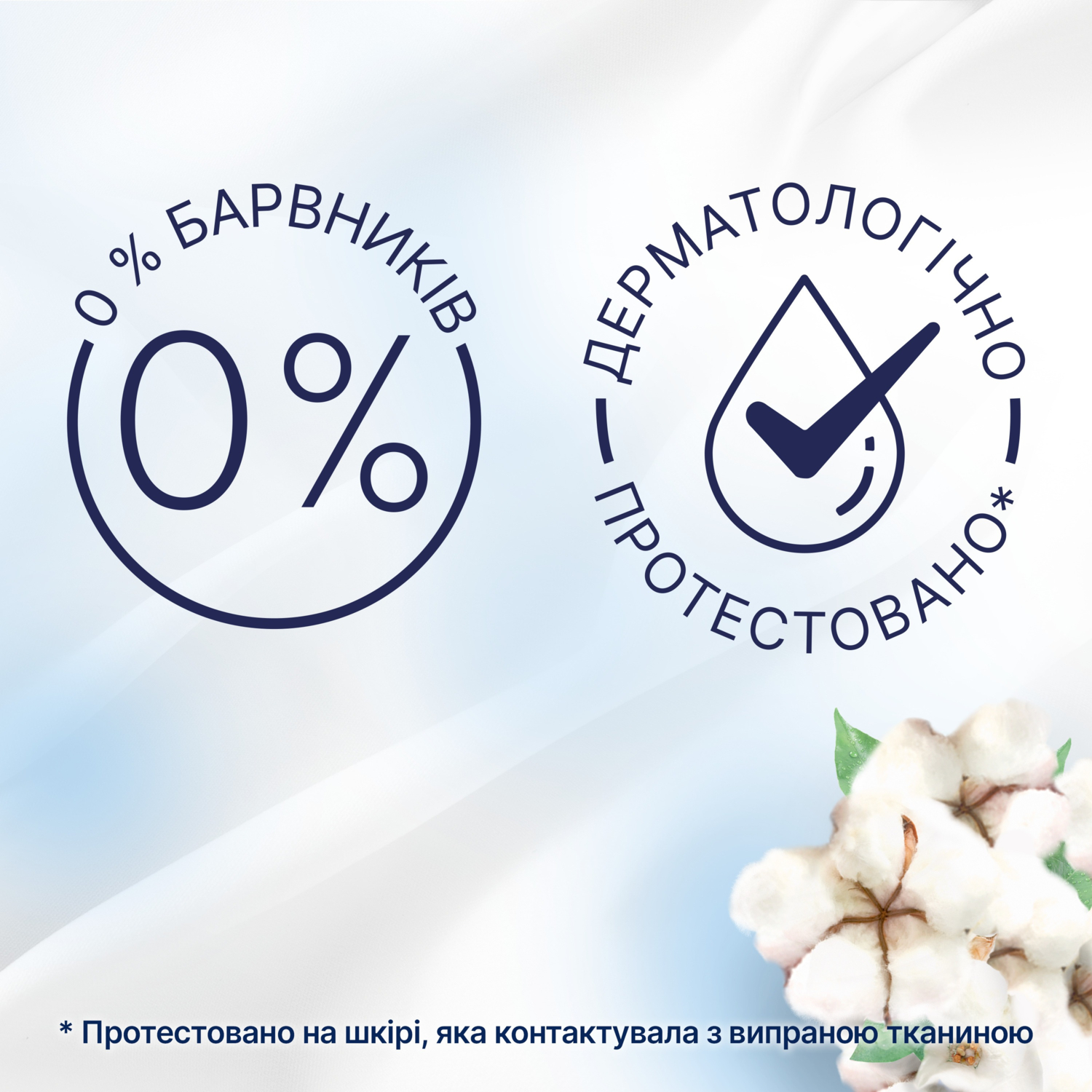 Кондиционер для белья Lenor для чувствительной кожи свежесть хлопка 2x1200мл фото