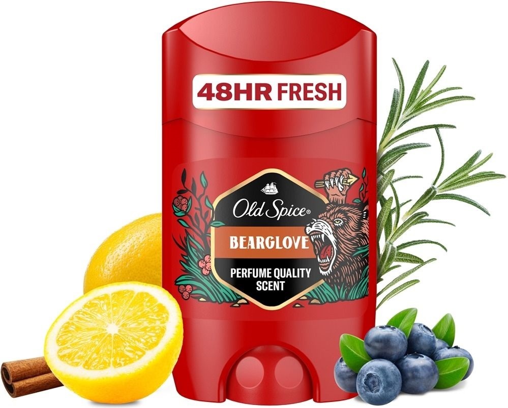 Твердый дезодорант Old Spice Bearglove 50мл фото 2