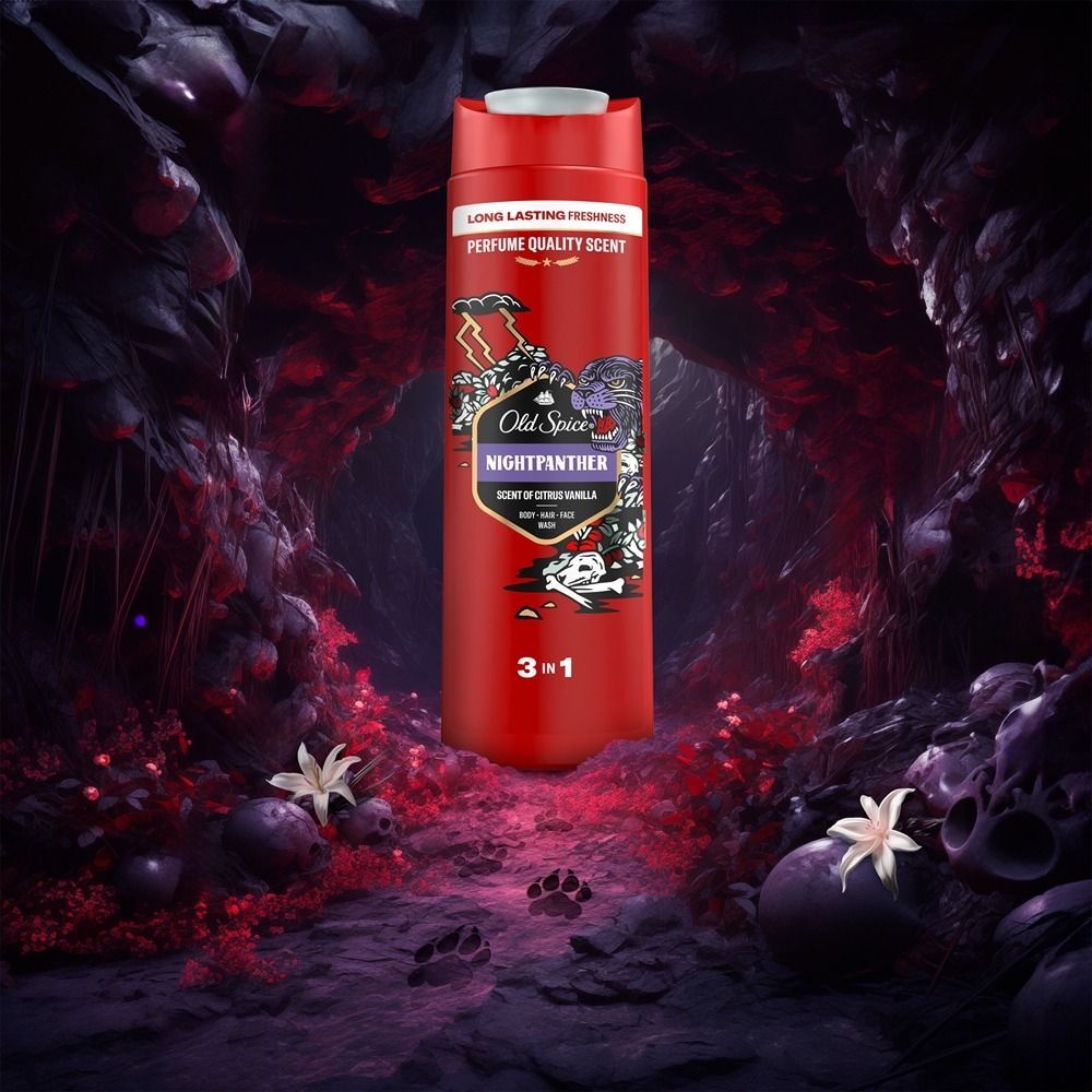 Гель для душа Old Spice и шампунь 2-в-1 Night Panther 400мл фото 10