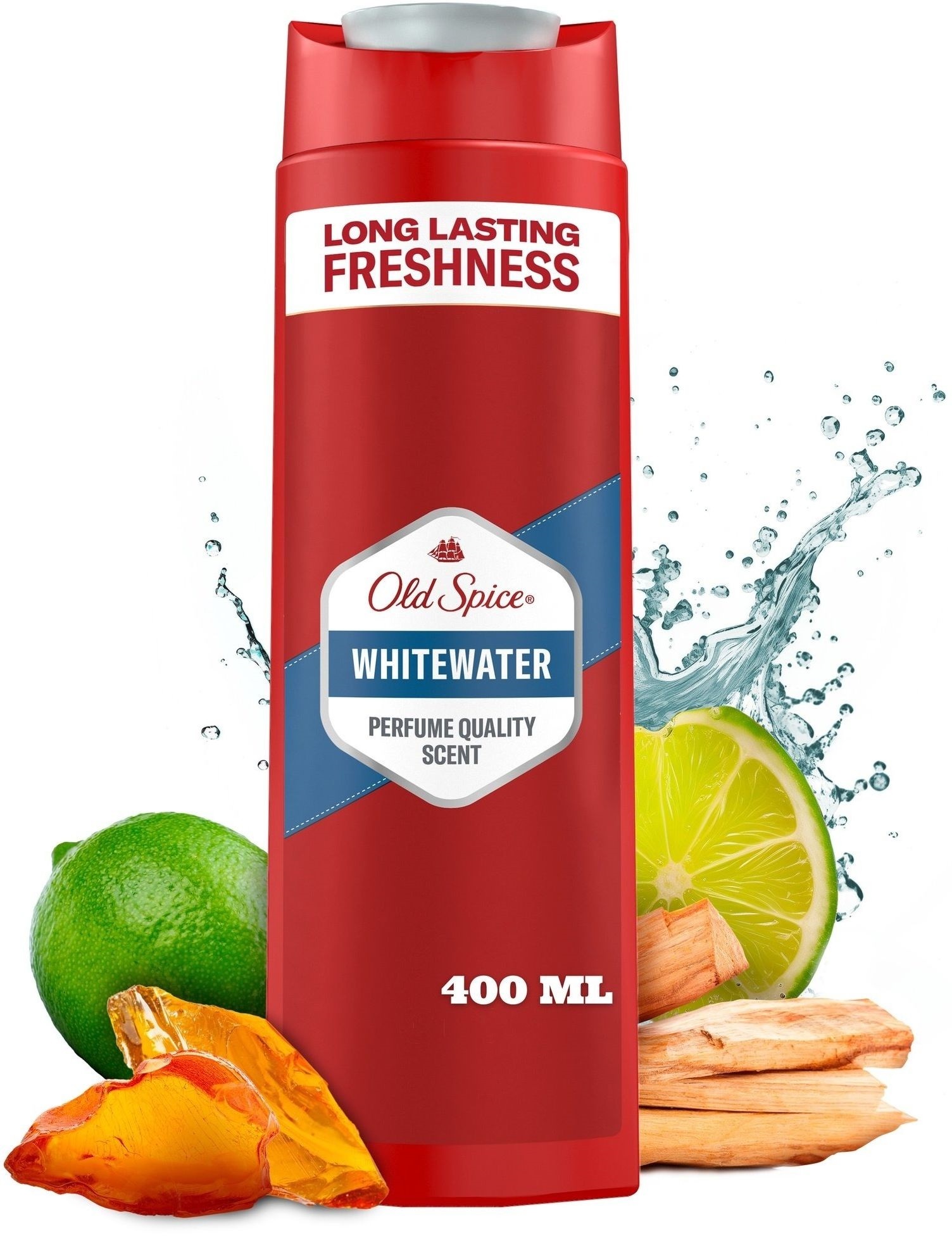 Гель для душу Old Spice та шампунь 2-в-1 Whitewater 400млфото2