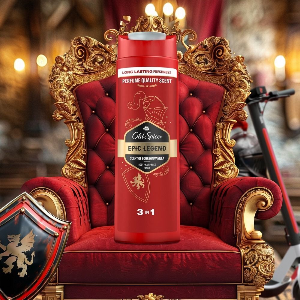 Гель для душу Old Spice та шампунь 3-в-1 Epic Legend 400млфото8