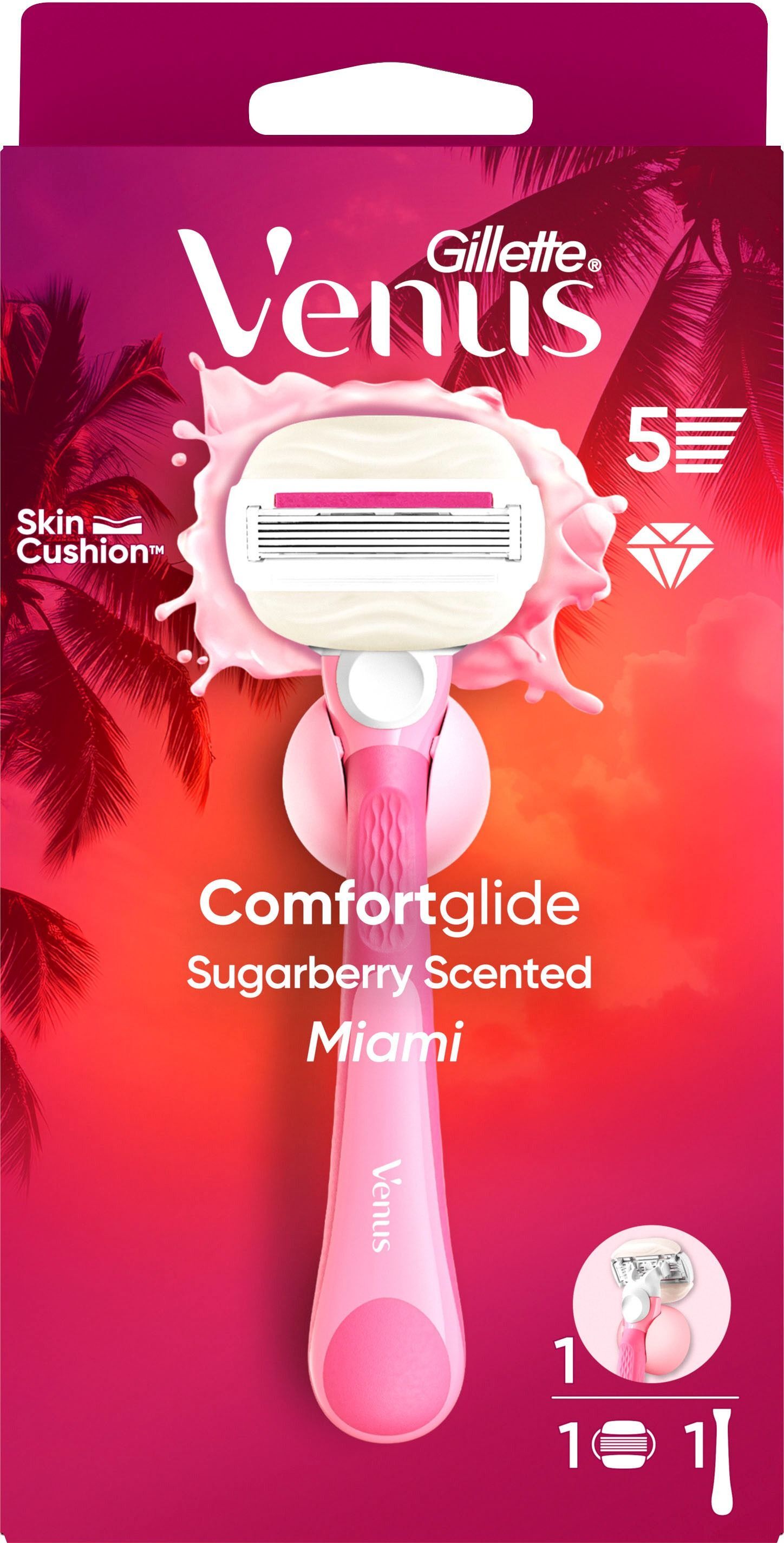 Бритва Gillette Venus ComfortGlide Sugarberry MiamiVibes со сменным картриджем фото 2