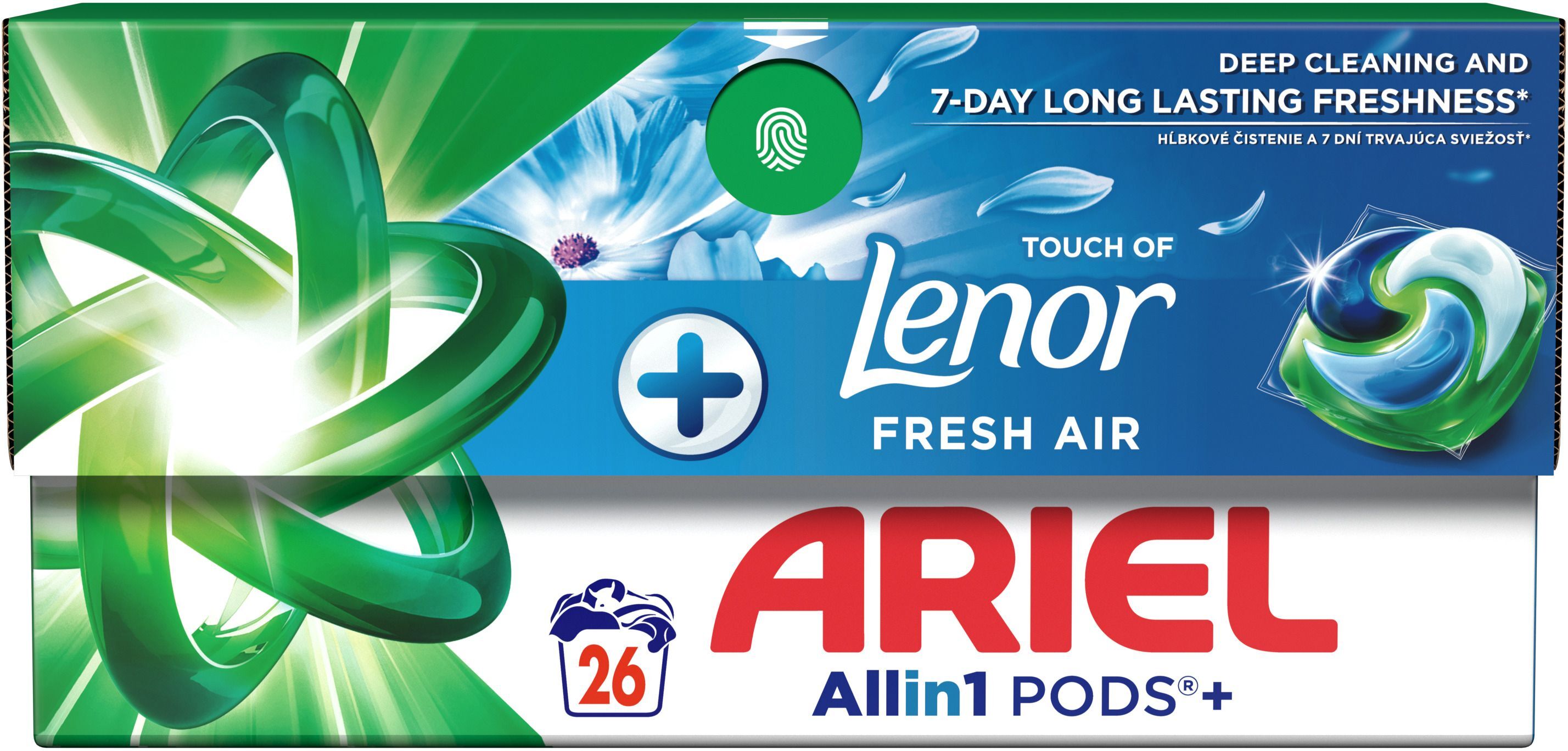 Капсули для прання Ariel Pods+ All-in-1 Touch of Lenor 26 штфото2