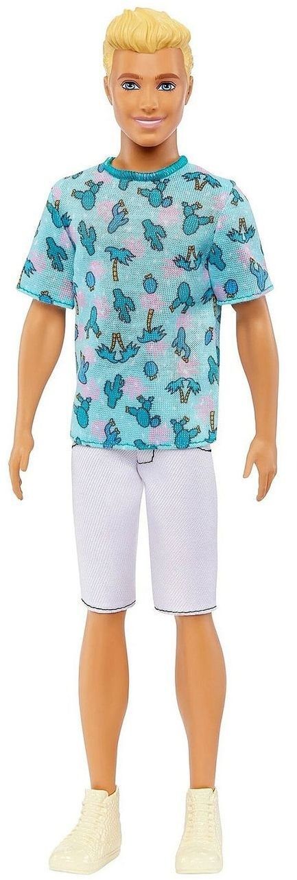 Лялька Barbie Кен Модник у футболці з кактусами (HJT10)фото2