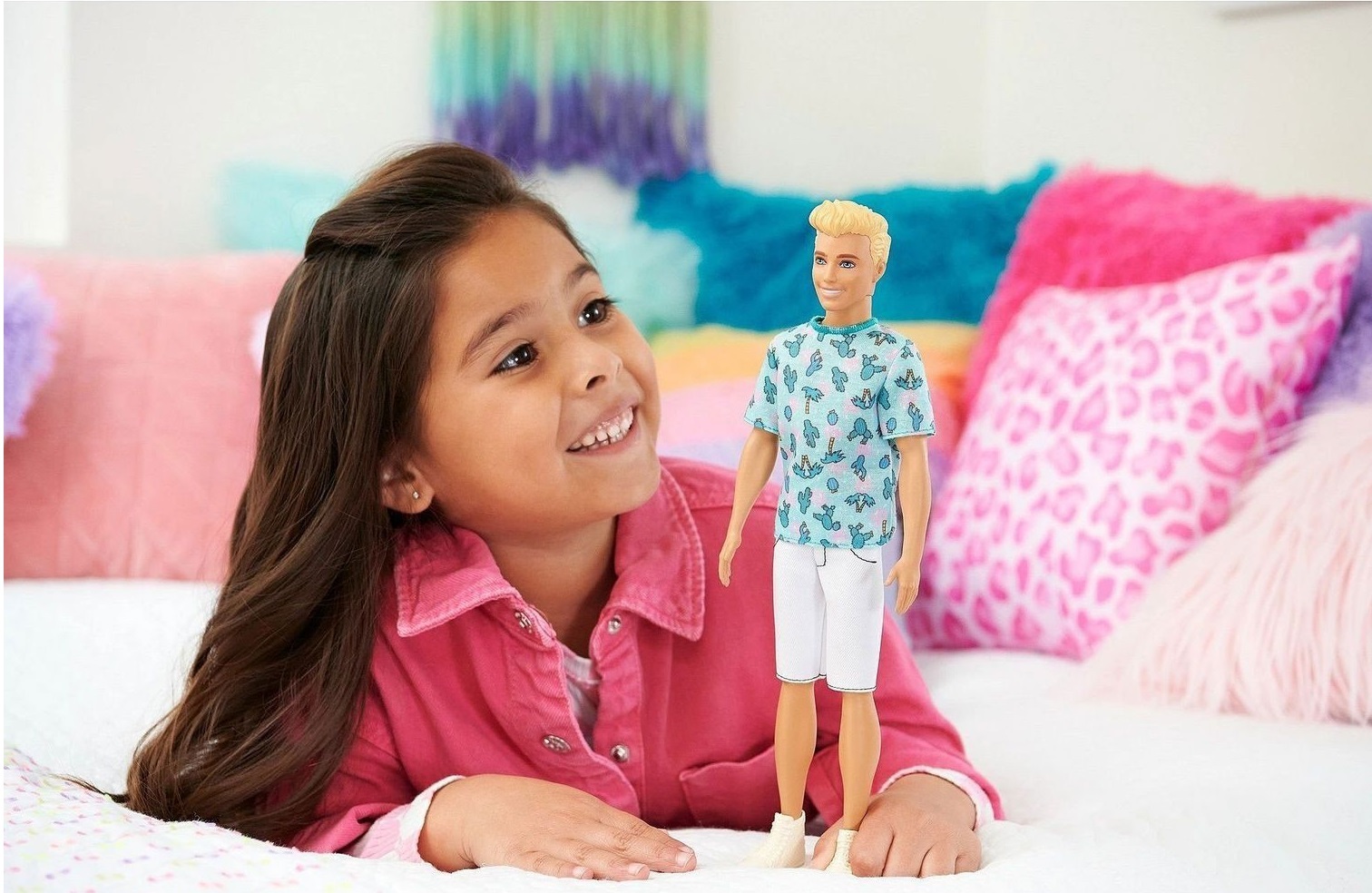 Лялька Barbie Кен Модник у футболці з кактусами (HJT10)фото6