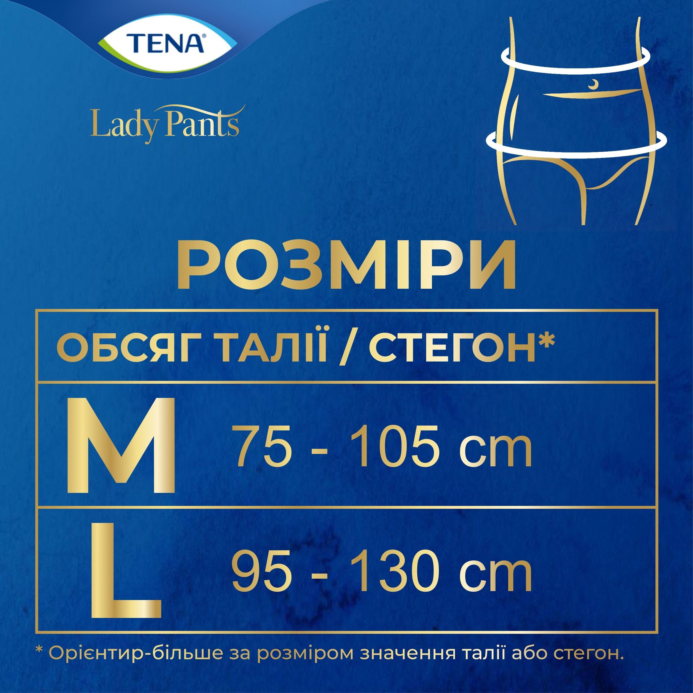 Урологические трусы для женщин Tena LadyPants Plus M Crème East 9шт фото 12