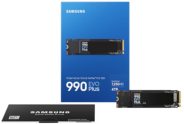 SSD накопичувач Samsung M.2 4TB PCIe 4.0 990EVO PLUS (MZ-V9S4T0BW)фото4