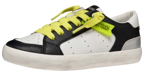 Кеди низькі для дівчаток Geox Gisli J554NA-000BC-C0404 34 білі/чорніфото4