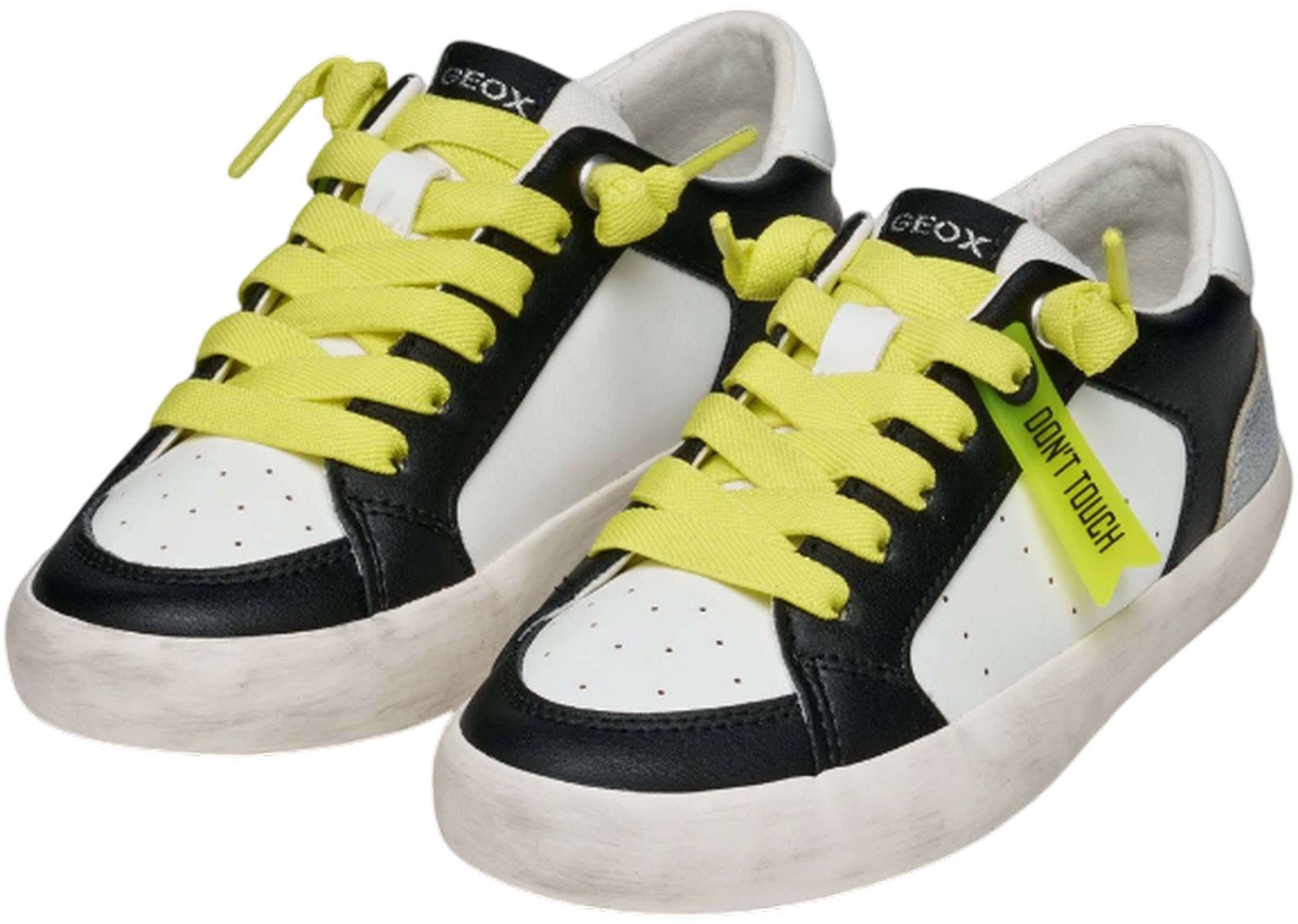 Кеди низькі для дівчаток Geox Gisli J554NA-000BC-C0404 35 білий/чорнийфото6