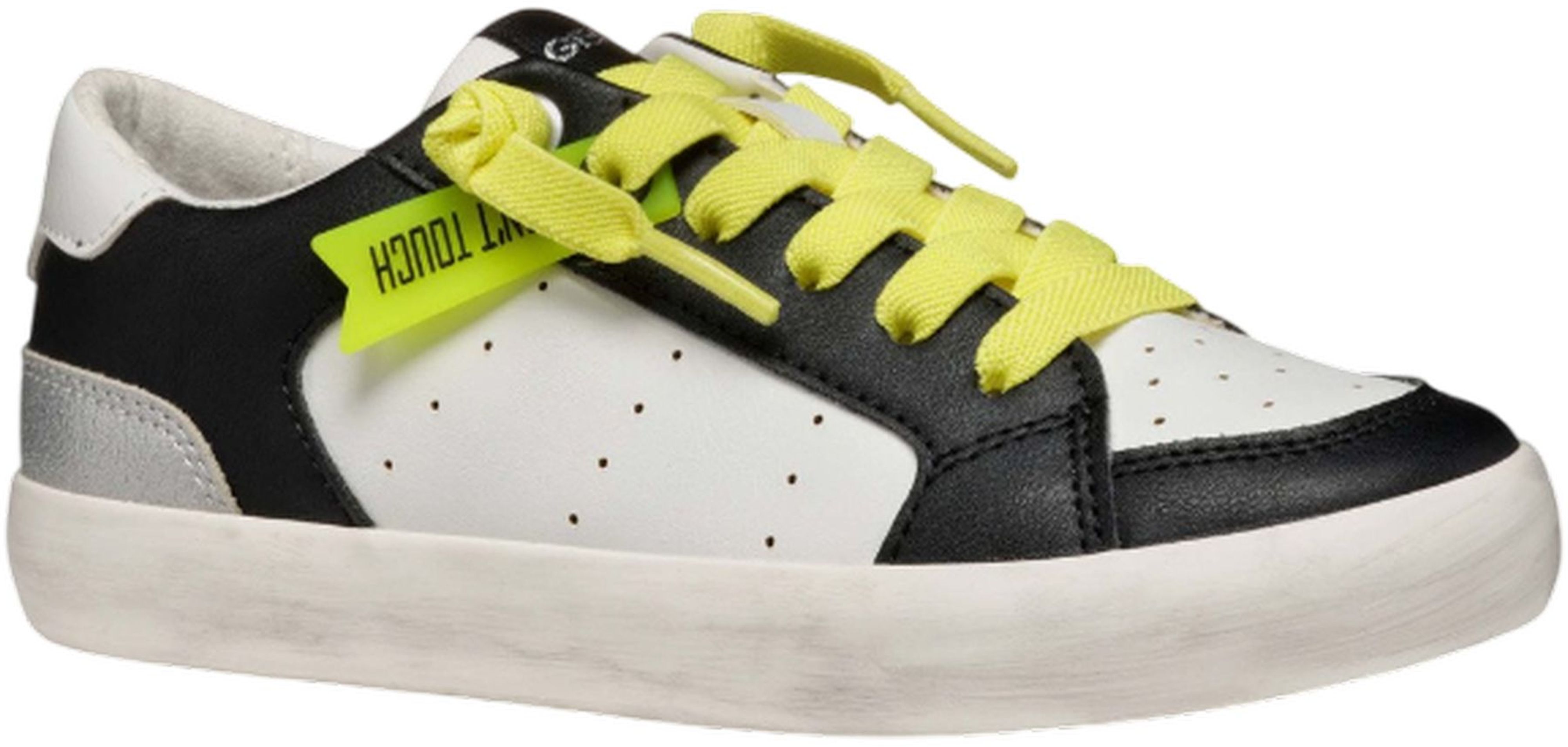 Кеди низькі для дівчаток Geox Gisli J554NA-000BC-C0404 35 білий/чорнийфото3