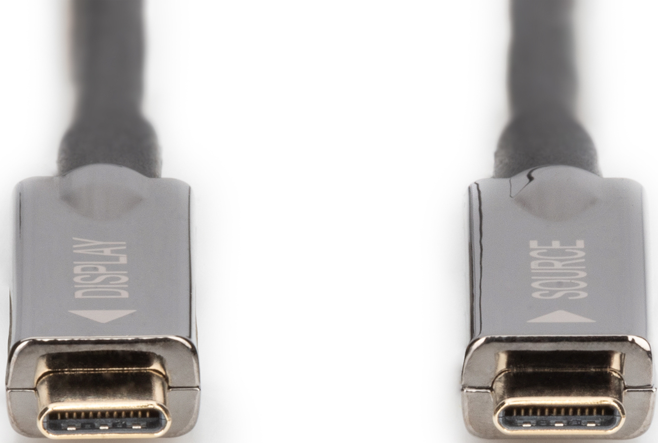 Кабель DIGITUS USB-C - Type C M/M, 15m Black (AK-330160-150-S)фото2