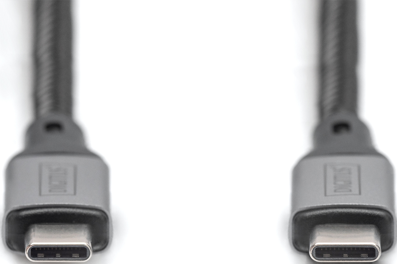 Кабель DIGITUS USB 4.0 Type-C -Type-C 3m Black (DB-300443-030-S)фото2
