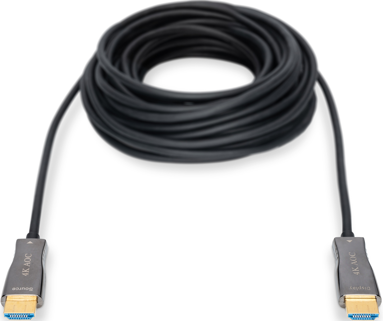Кабель DIGITUS HDMI UHD 4K, hybrid-fiber, type A, M/M 10m (AK-330125-100-S)фото2