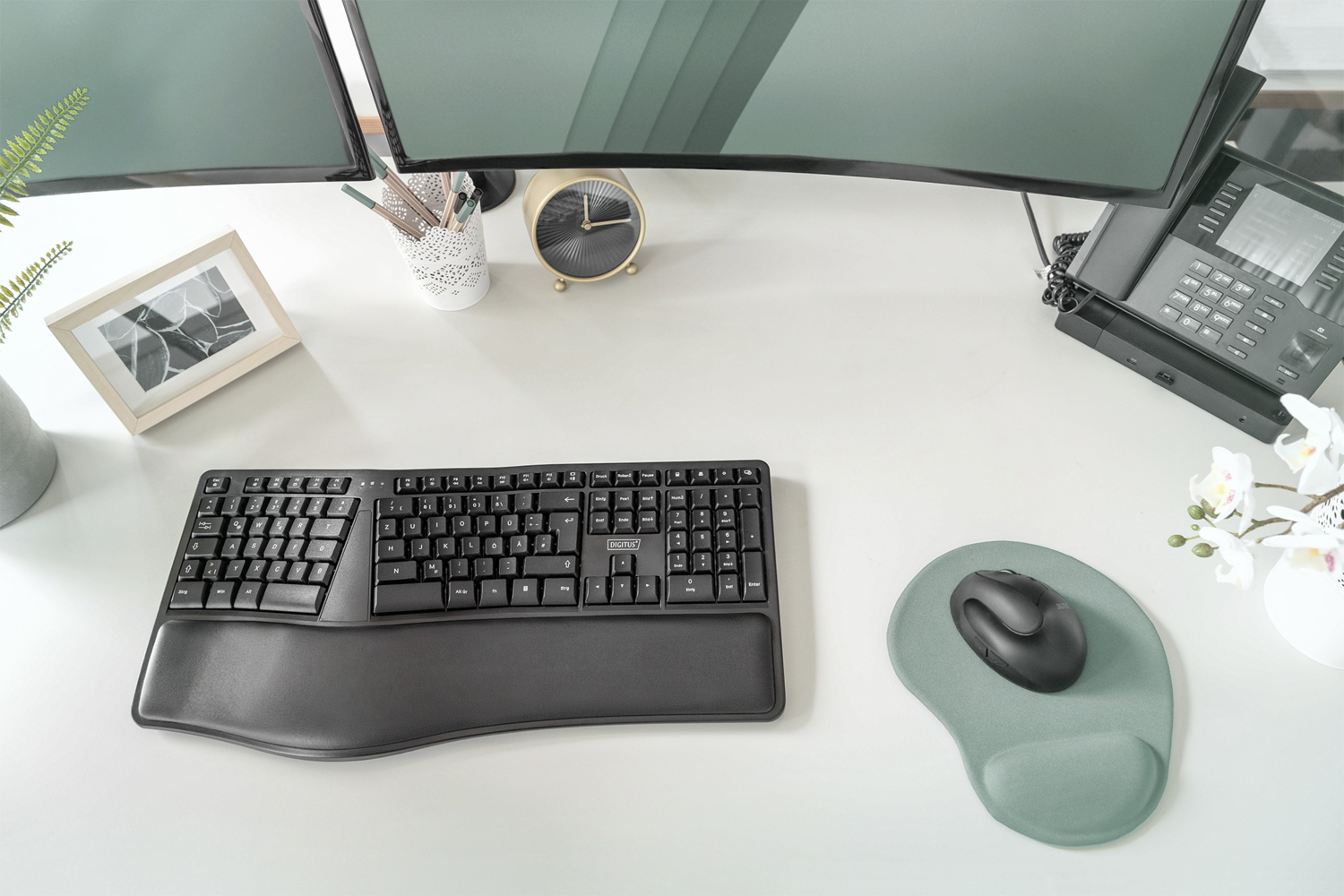 Клавиатура DIGITUS Ergonomic Wireless (DA-20157) фото
