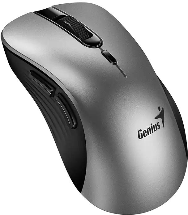 Мышь Genius Ergo 8100S Silent AI WL, Gray (31030040404) фото 