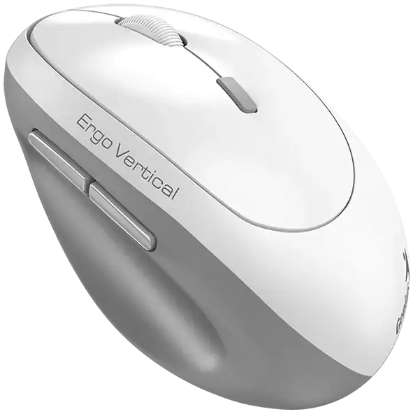 Мышь Genius Ergo 8350S Silent AI WL, White (31030041401) фото 