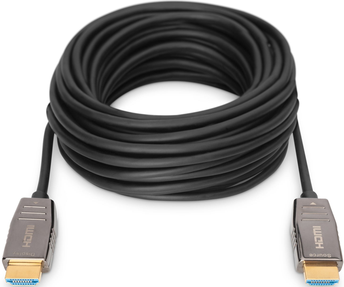 Кабель DIGITUS HDMI UHD 8K, hybrid-fiber, type A, M/M, 20m (AK-330126-200-S)фото2