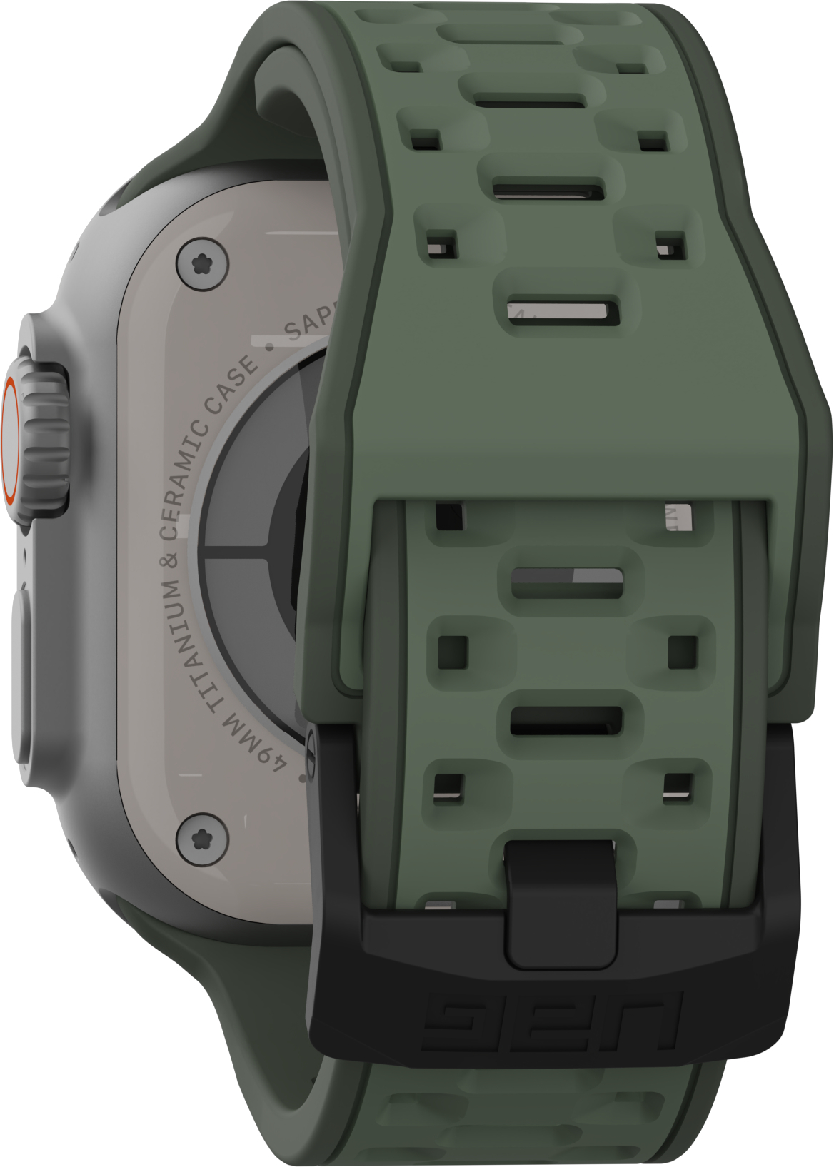 Ремінець UAG для Apple Watch Ultra 2/Ultra-49/46/45/44mm, Civilian, Olive Drab (194002117272)фото7