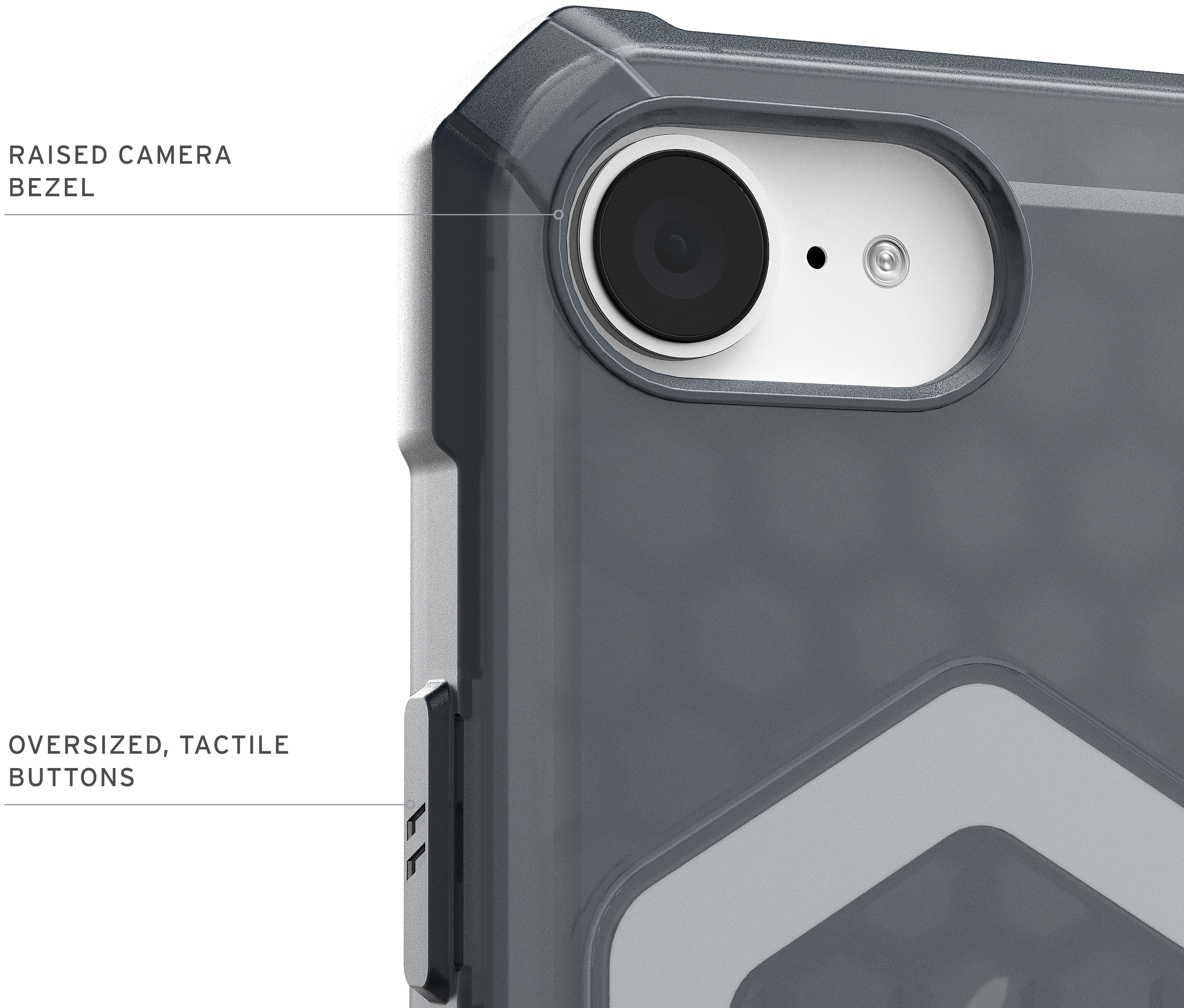 Чохол UAG для iPhone 16E, Essential Armor MagSafe, Ashфото5