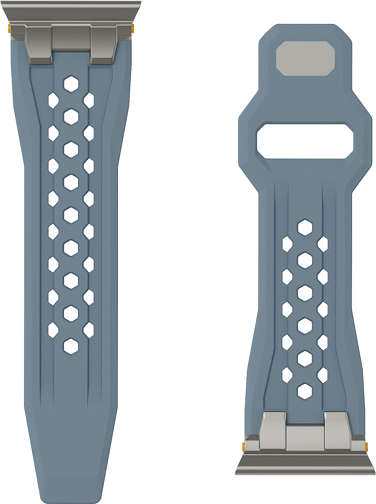 Ремінець UAG для Apple Watch Ultra 2/Ultra-49/46/45/44mm, Monarch, Cloud Blue/Titanium (194158114136)фото3