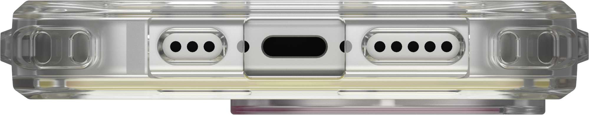 Чохол UAG для iPhone 16 Pro, Plyo Magsafe LE, Maroon/Yellow Ombreфото5