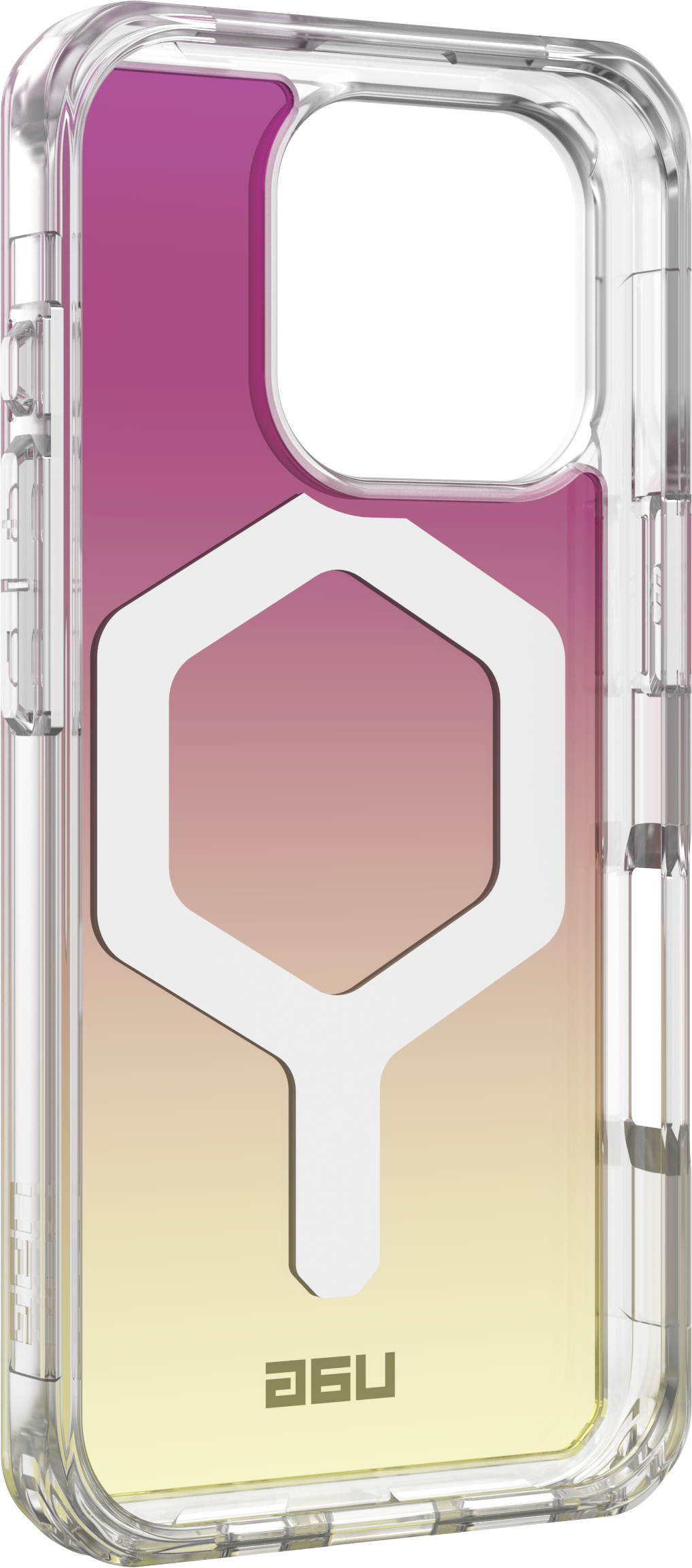 Чохол UAG для iPhone 16 Pro, Plyo Magsafe LE, Maroon/Yellow Ombreфото6