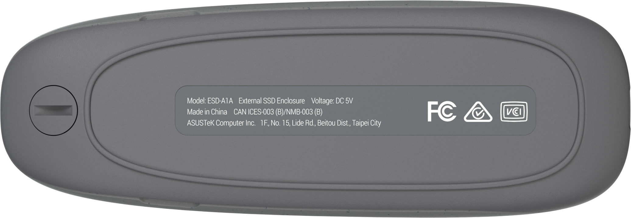 Портативний корпус ASUS для SSD COBBLE/GRAY/G/AS/ESD-A1A /GRAY/G/ PCIe NVMe M.2 2230/2242/2260/2280 USB Type-C 3.2 Gen 2 фото 11