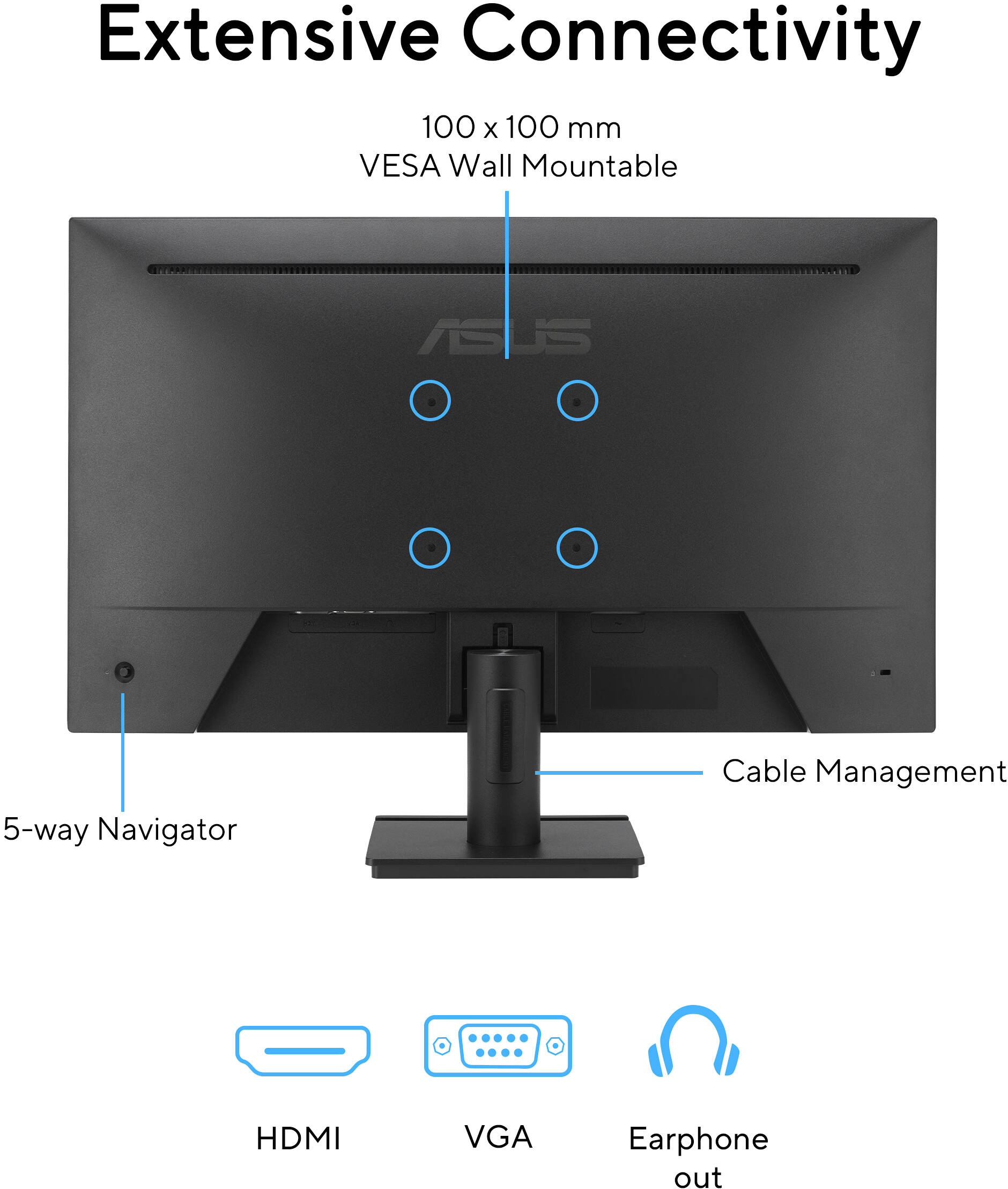 Монитор 27" ASUS VA279HG (90LM04J1-B02371) фото 