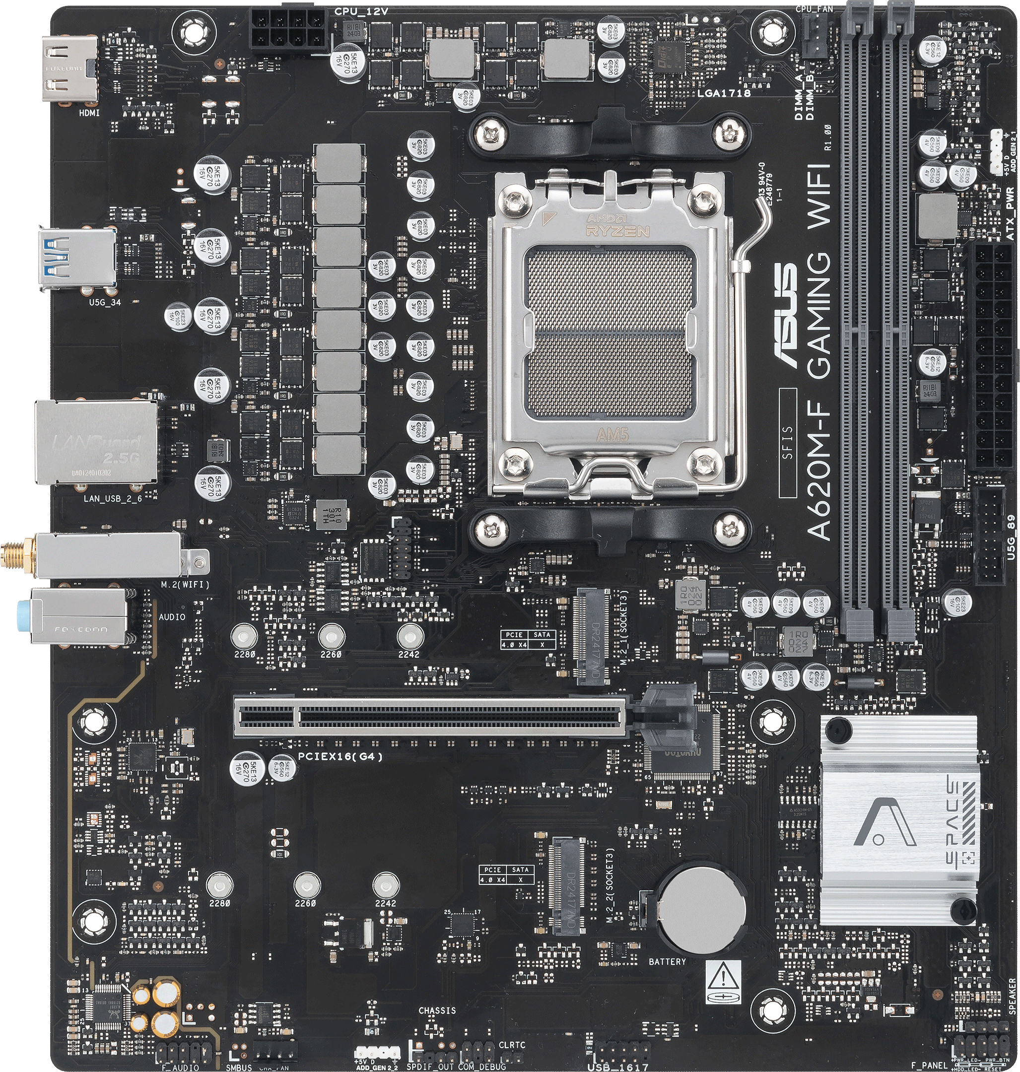 Материнcька плата ASUS A620M-F GAMING WIFIфото2