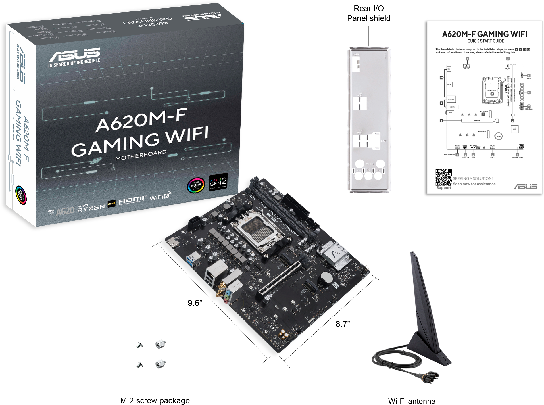 Материнcька плата ASUS A620M-F GAMING WIFIфото8