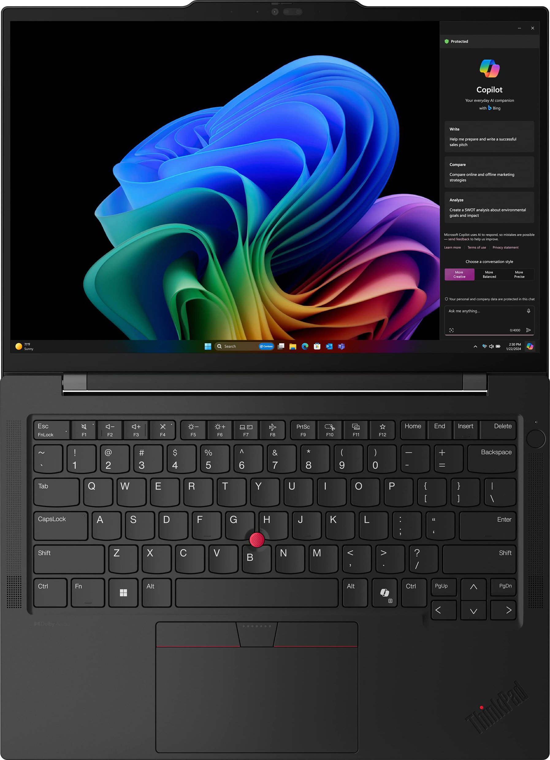 Ноутбук LENOVO ThinkPad T14s Gen 6 (21M10001RA)фото6