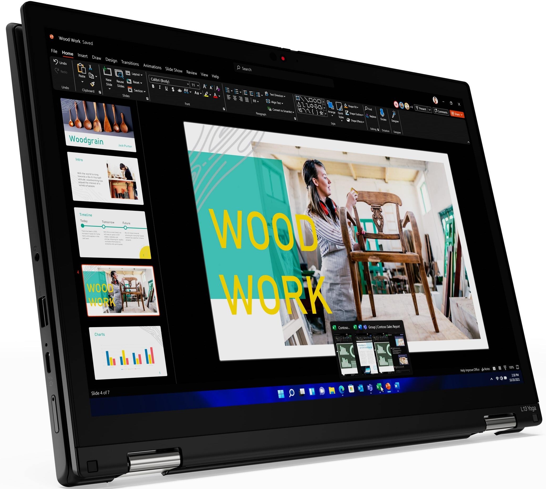 Ноутбук LENOVO ThinkPad L13 Yoga (21FSS0FT0K)фото2