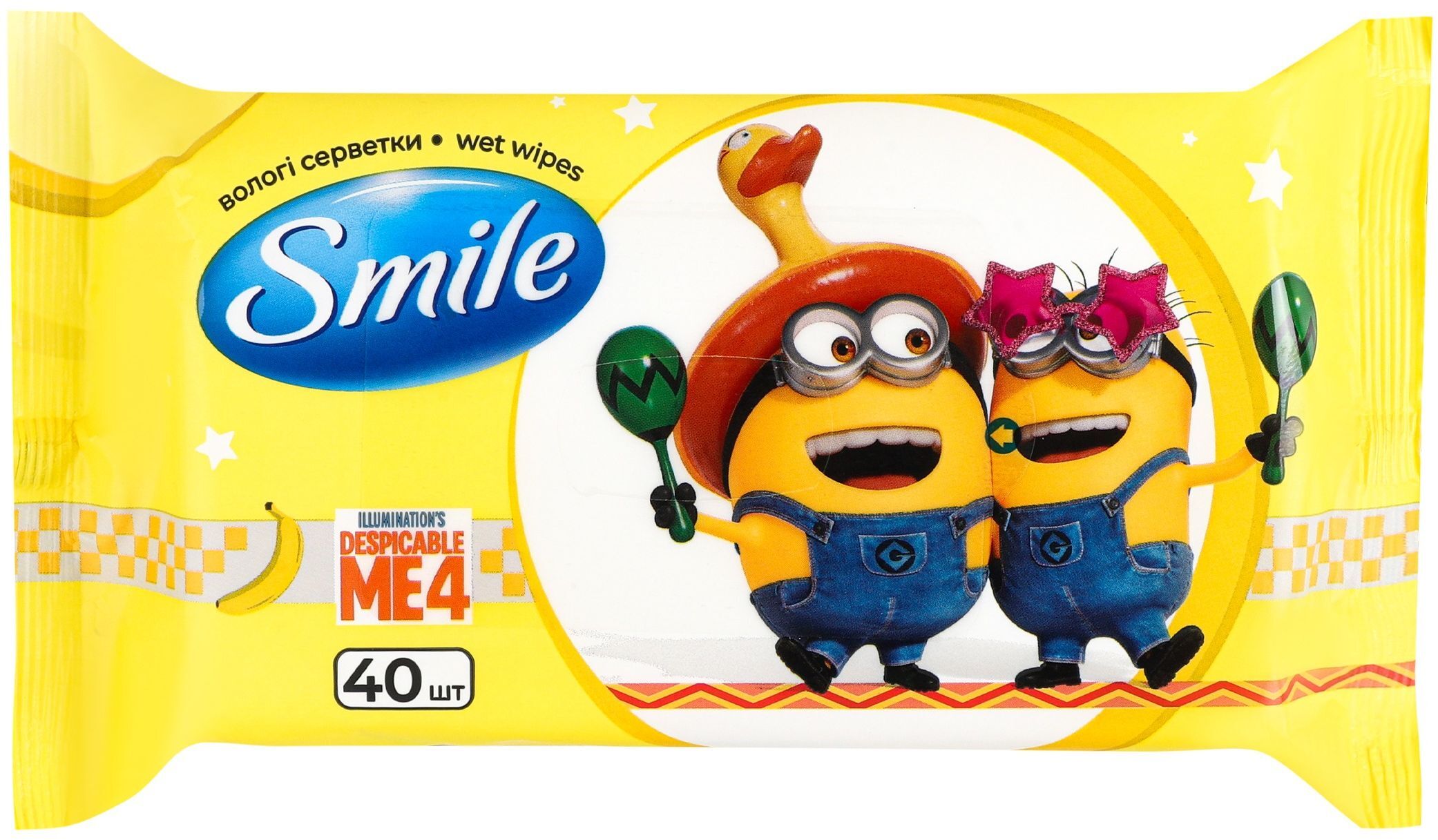 Вологі серветки Smile ліцензійні герої 40 штфото2