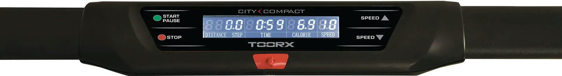 Бігова доріжка Toorx Treadmill City Compact Pearl White (CITY-COMPACT-W)фото2